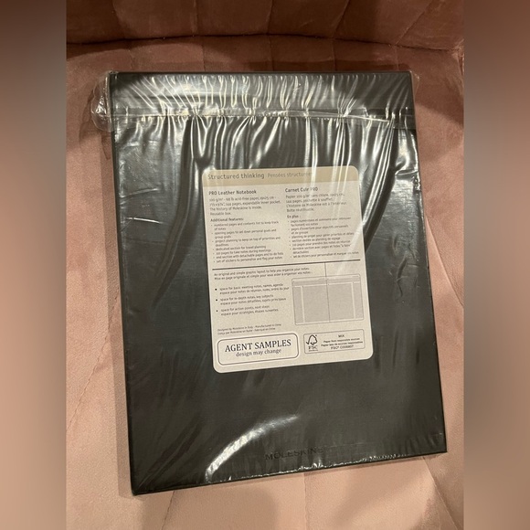 NIB Moleskine Limited Collection Leather Large Ruled Soft Cover Notebook Black - Picture 6 of 6